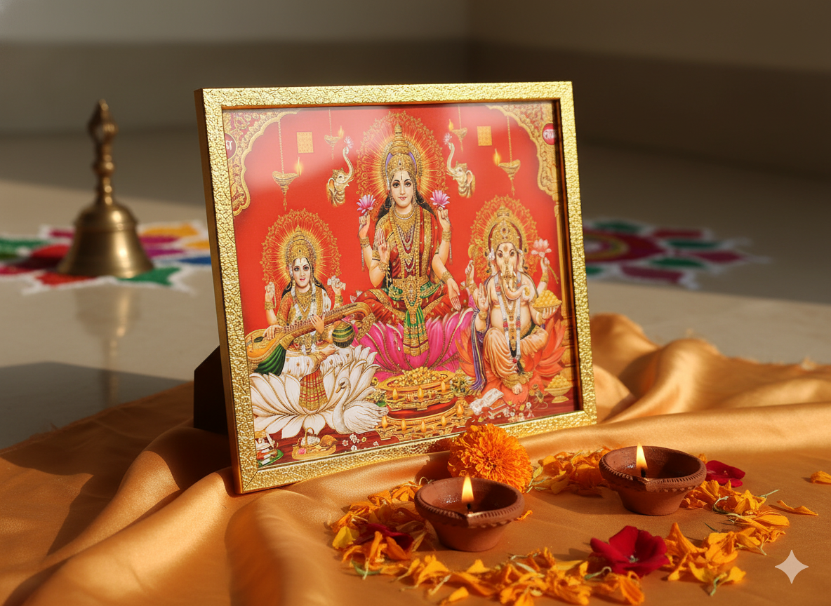Astik TV Diwali Puja Samagri Kit for Mahalakshmi Pujan (57+ Items) with Detailed Puja Vidhi