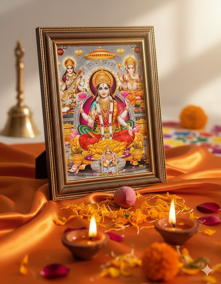 Astik TV Diwali Puja Samagri Kit for Mahalakshmi Pujan (57+ Items) with Detailed Puja Vidhi