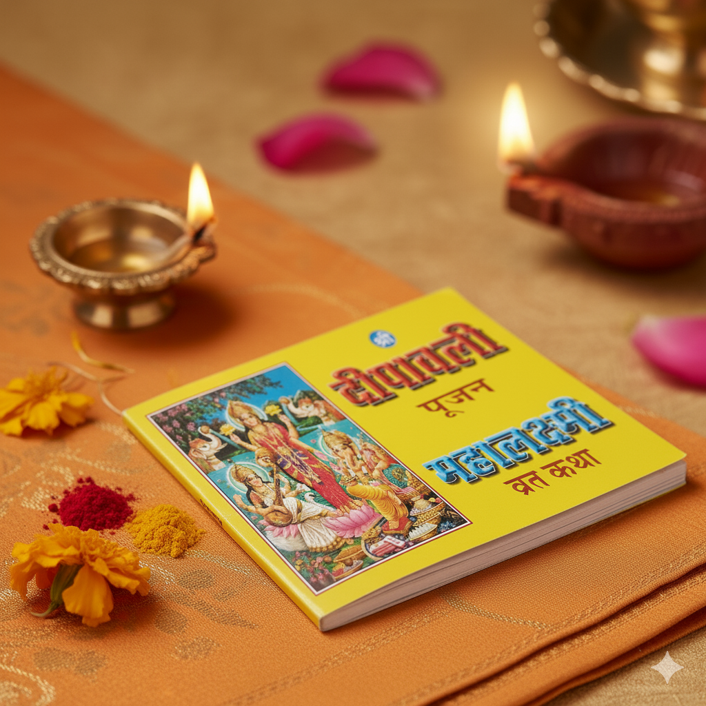 Astik TV Diwali Puja Samagri Kit for Mahalakshmi Pujan (57+ Items) with Detailed Puja Vidhi
