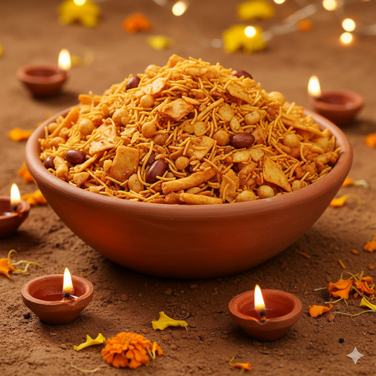 Tikha Mixture - Homemade Indori Namkeen