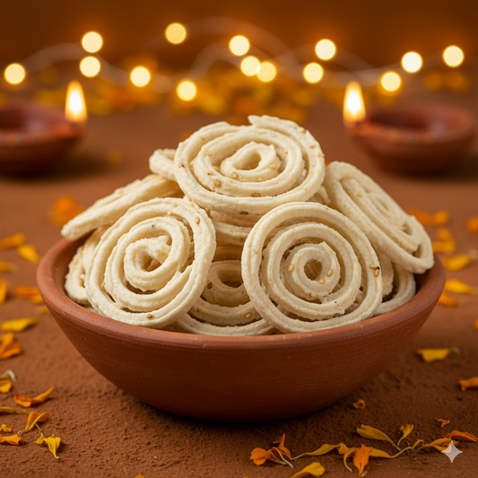 Butter Chakli - Homemade Indori Namkeen