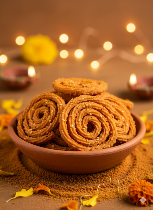 Namkeen Chakli - Homemade Indori Namkeen